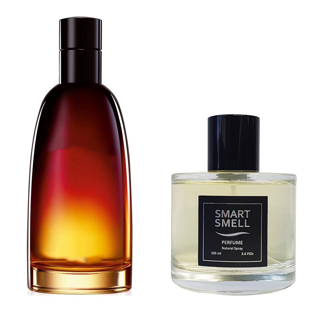 Духи в стекле 105 мл c аналогом Christian Dior, Fahrenheit. Товар на фото справа, слева - пример оригинального флакона.