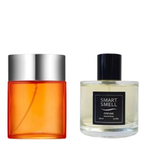 Духи в стекле 105 мл c аналогом Clinique, Happy for Men. Товар на фото справа, слева - пример оригинального флакона.