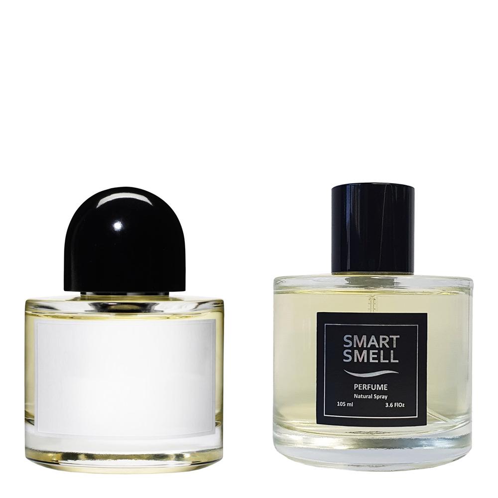 Духи у склі 105 мл з аналогом Byredo, Bal d'Afrique. Товар на фото праворуч, ліворуч - приклад орігінального флакону.