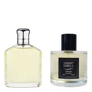 Духи в стекле 105 мл c аналогом Moschino, Friends Men. Товар на фото справа, слева - пример оригинального флакона.