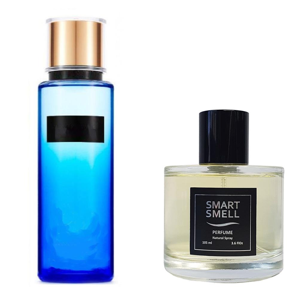 Духи у склі 105 мл з аналогом Victoria's Secret, Rush. Товар на фото праворуч, ліворуч - приклад орігінального флакону.