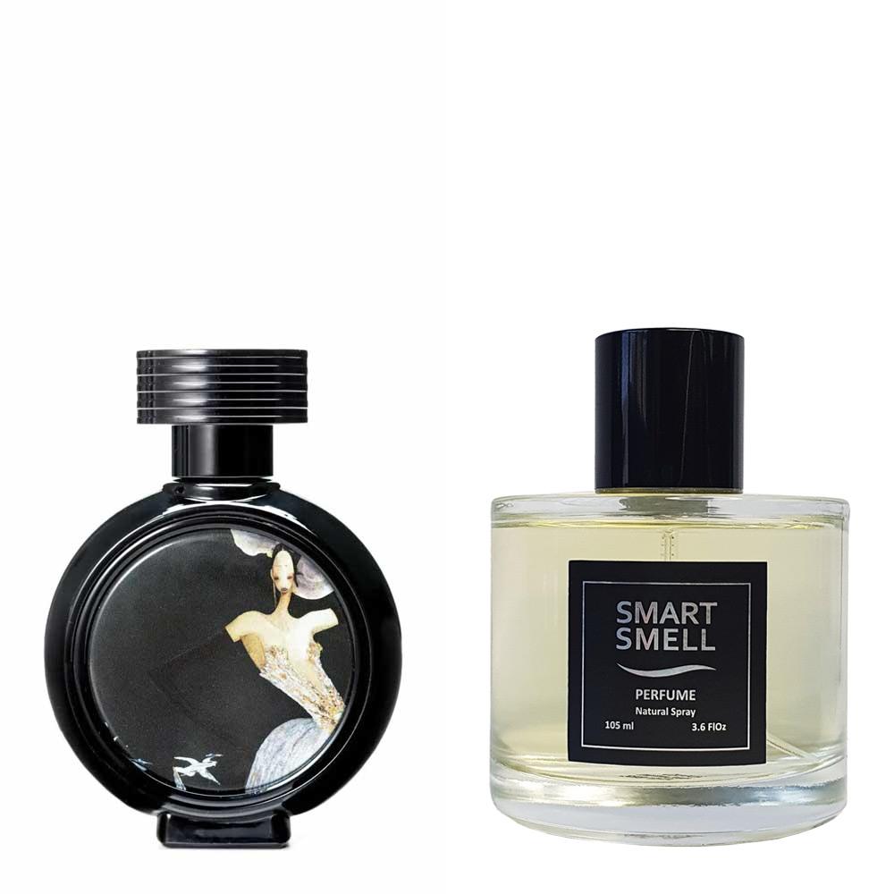 Духи у склі 105 мл з аналогом Haute Fragrance Company, Devil's Intrigue. Товар на фото праворуч, ліворуч - приклад орігінального флакону.