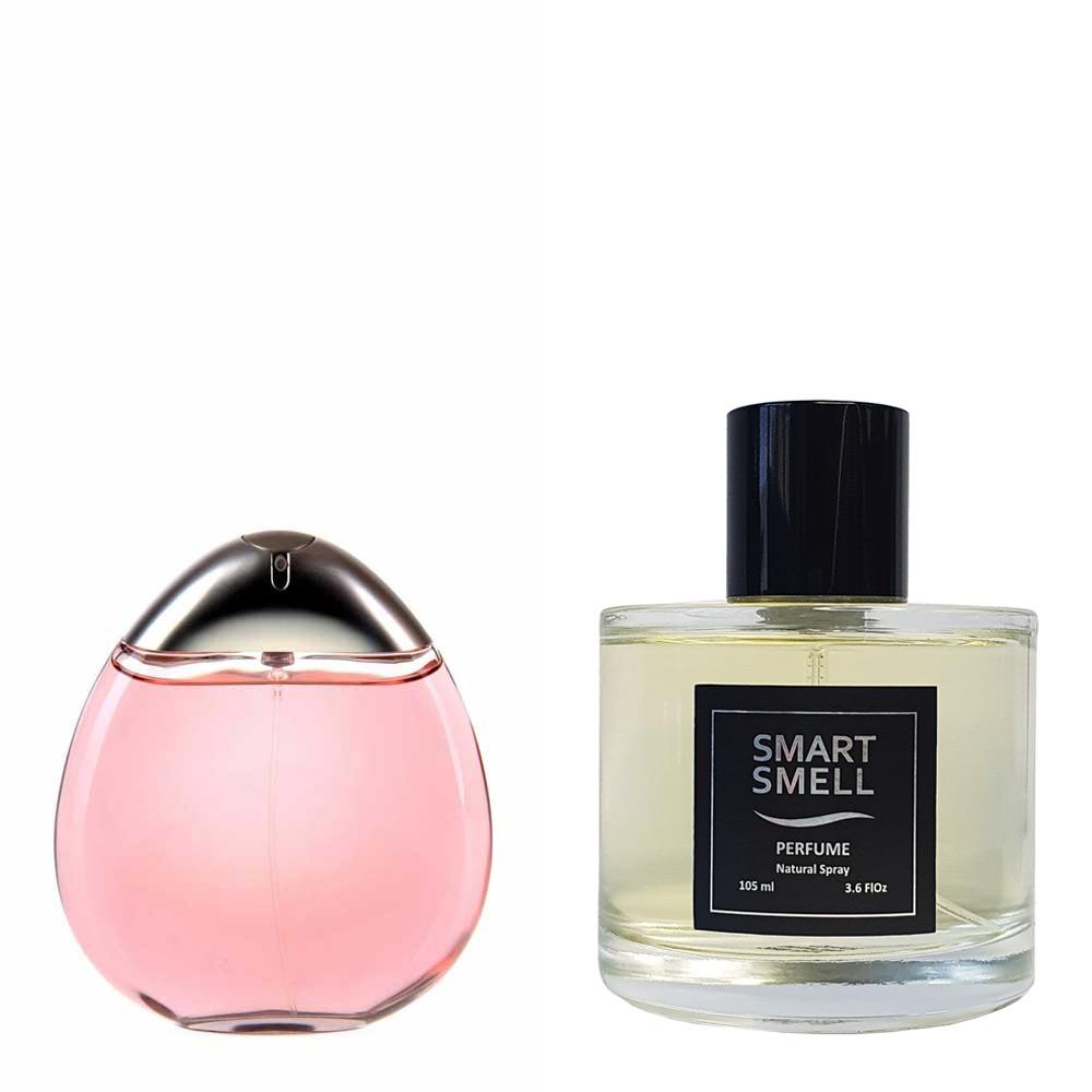 Духи у склі 105 мл з аналогом Davidoff, Echo Woman. Товар на фото праворуч, ліворуч - приклад орігінального флакону.