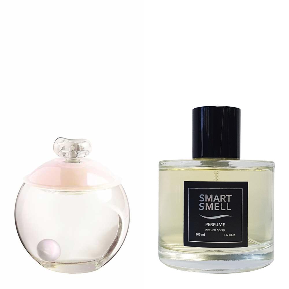 Духи у склі 105 мл з аналогом Cacharel, Noa. Товар на фото праворуч, ліворуч - приклад орігінального флакону.