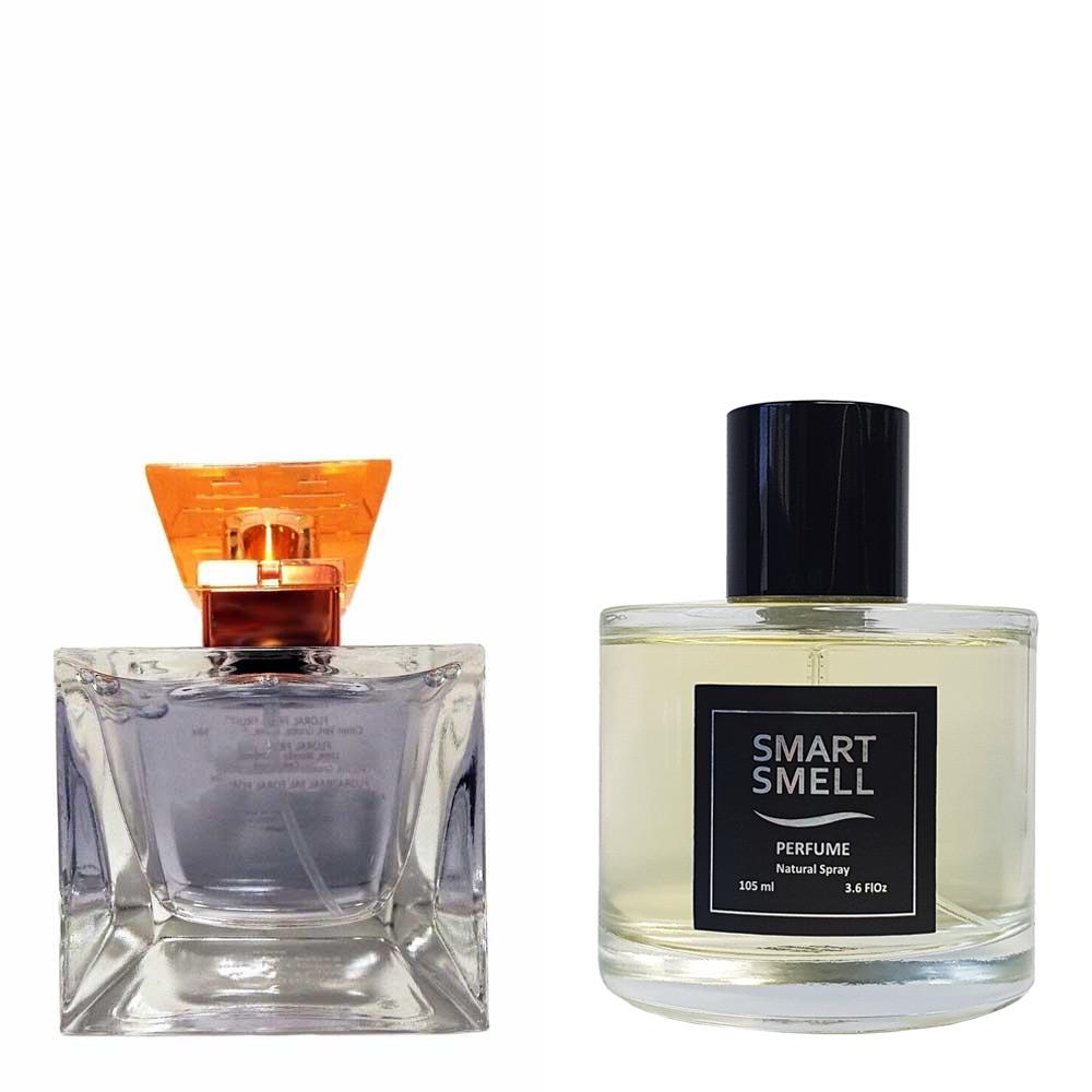 Духи в стекле 105 мл c аналогом Givenchy, Be Givenchy. Товар на фото справа, слева - пример оригинального флакона.