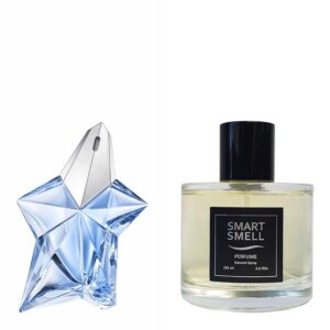 Духи у склі 105 мл з аналогом Mugler, Angel. Товар на фото праворуч, ліворуч - приклад орігінального флакону.