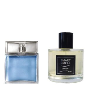 Духи в стекле 105 мл c аналогом Hugo Boss, Boss Pure. Товар на фото справа, слева - пример оригинального флакона.