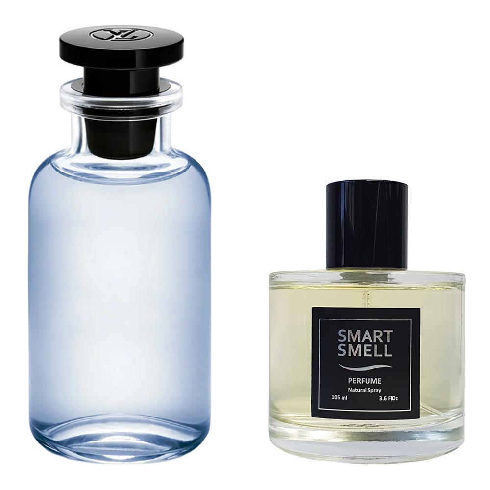 Духи 105 мл, серія "Grace" з аналогом Louis Vuitton, Meteore. Товар на фото праворуч, ліворуч - приклад орігінального флакону.