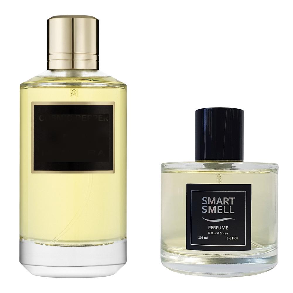 Духи 105 мл, серія "Grace" з аналогом Mancera, Cosmic Pepper. Товар на фото праворуч, ліворуч - приклад орігінального флакону.