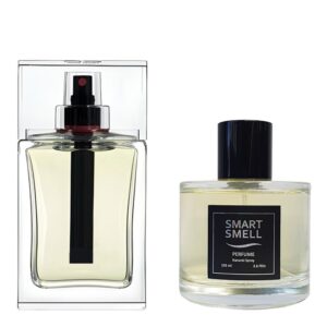 Духи 105 мл, серия "Grace" c аналогом Christian Dior, Dior Homme Sport. Товар на фото справа, слева - пример оригинального флакона.