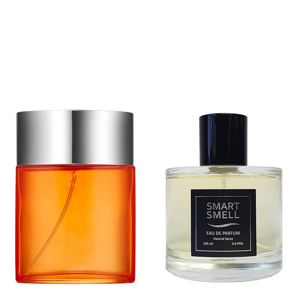 Парфюмерная вода в стекле 105 мл c аналогом Clinique, Happy for Men. Товар на фото справа, слева - пример оригинального флакона.