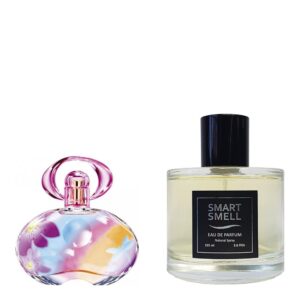 Парфюмерная вода в стекле 105 мл c аналогом Salvatore Ferragamo, Incanto Shine. Товар на фото справа, слева - пример оригинального флакона.