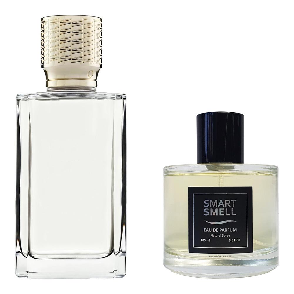 Парфумерна вода у склі 105 мл з аналогом Ex Nihilo, Fleur narcotique. Товар на фото праворуч, ліворуч - приклад орігінального флакону.