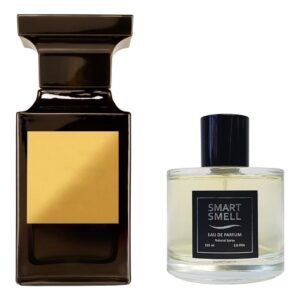 Парфюмерная вода в стекле 105 мл c аналогом Tom Ford, Tobacco Vanille. Товар на фото справа, слева - пример оригинального флакона.