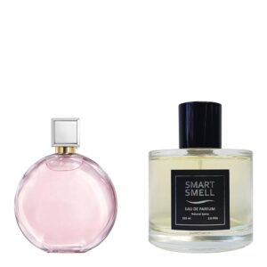 Парфюмерная вода в стекле 105 мл c аналогом Chanel, Chance Eau Tendre. Товар на фото справа, слева - пример оригинального флакона.