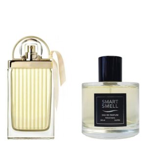 Парфюмерная вода в стекле 105 мл c аналогом Chloe, Love Story. Товар на фото справа, слева - пример оригинального флакона.