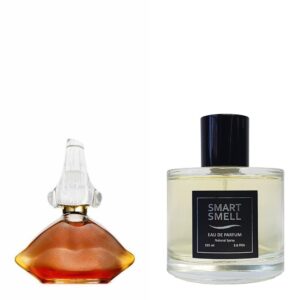 Парфюмерная вода в стекле 105 мл c аналогом Salvador Dali, Salvador Dali. Товар на фото справа, слева - пример оригинального флакона.