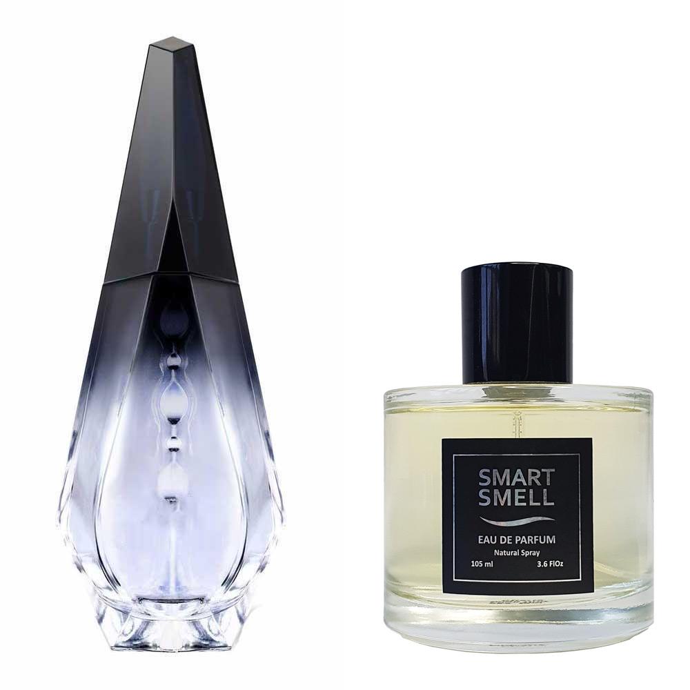 Парфумерна вода у склі 105 мл з аналогом Givenchy, Ange ou Demon. Товар на фото праворуч, ліворуч - приклад орігінального флакону.