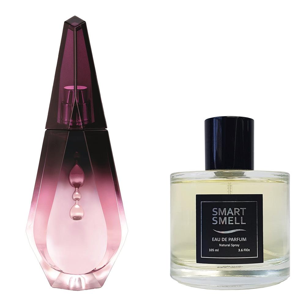 Парфюмерная вода в стекле 105 мл c аналогом Ange ou Demon le Secret Elixir, Givenchy. Товар на фото справа, слева - пример оригинального флакона.