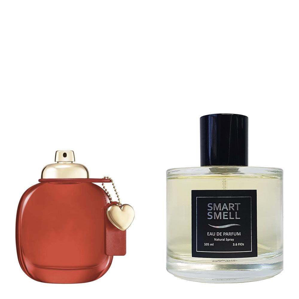 Парфумерна вода 105 мл, серія "Grace" з аналогом Coach, Coach Love Eau de Parfum. Товар на фото праворуч, ліворуч - приклад орігінального флакону.