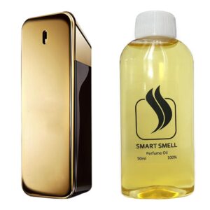 Парфюмерный концентрат  50 мл c аналогом Paco Rabanne, 1 Million. Товар на фото справа, слева - пример оригинального флакона.