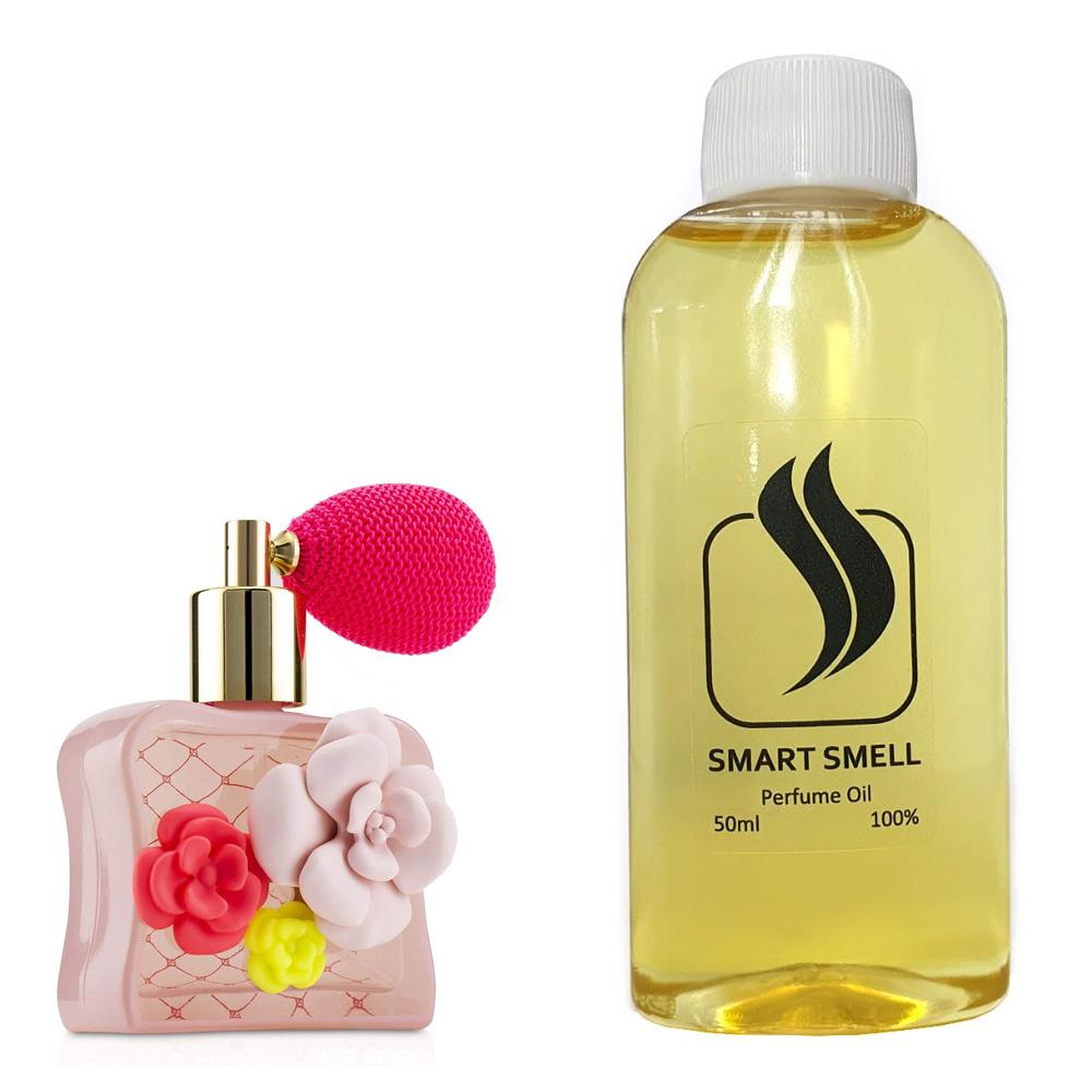 Парфюмерный концентрат 50 мл c аналогом Victoria's Secret, Tease Flower. Товар на фото справа, слева - пример оригинального флакона.