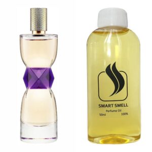 Парфюмерный концентрат  50 мл c аналогом Yves Saint Laurent, Manifesto. Товар на фото справа, слева - пример оригинального флакона.