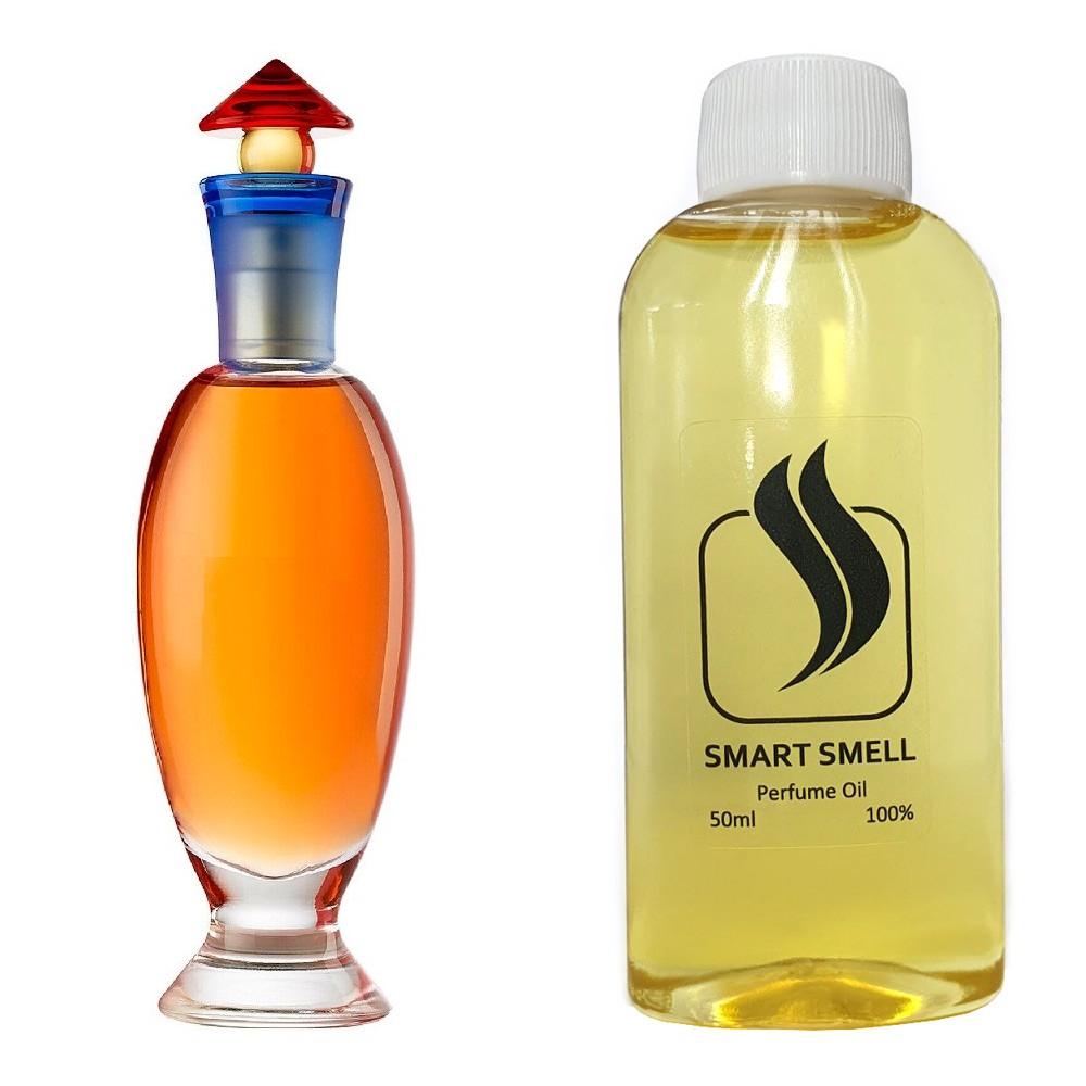 Парфюмерный концентрат 50 мл c аналогом Rochas, Tocade. Товар на фото справа, слева - пример оригинального флакона.