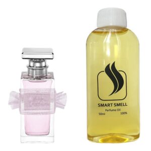 Парфюмерный концентрат 50 мл c аналогом Lanvin, Jeanne Lanvin. Товар на фото справа, слева - пример оригинального флакона.