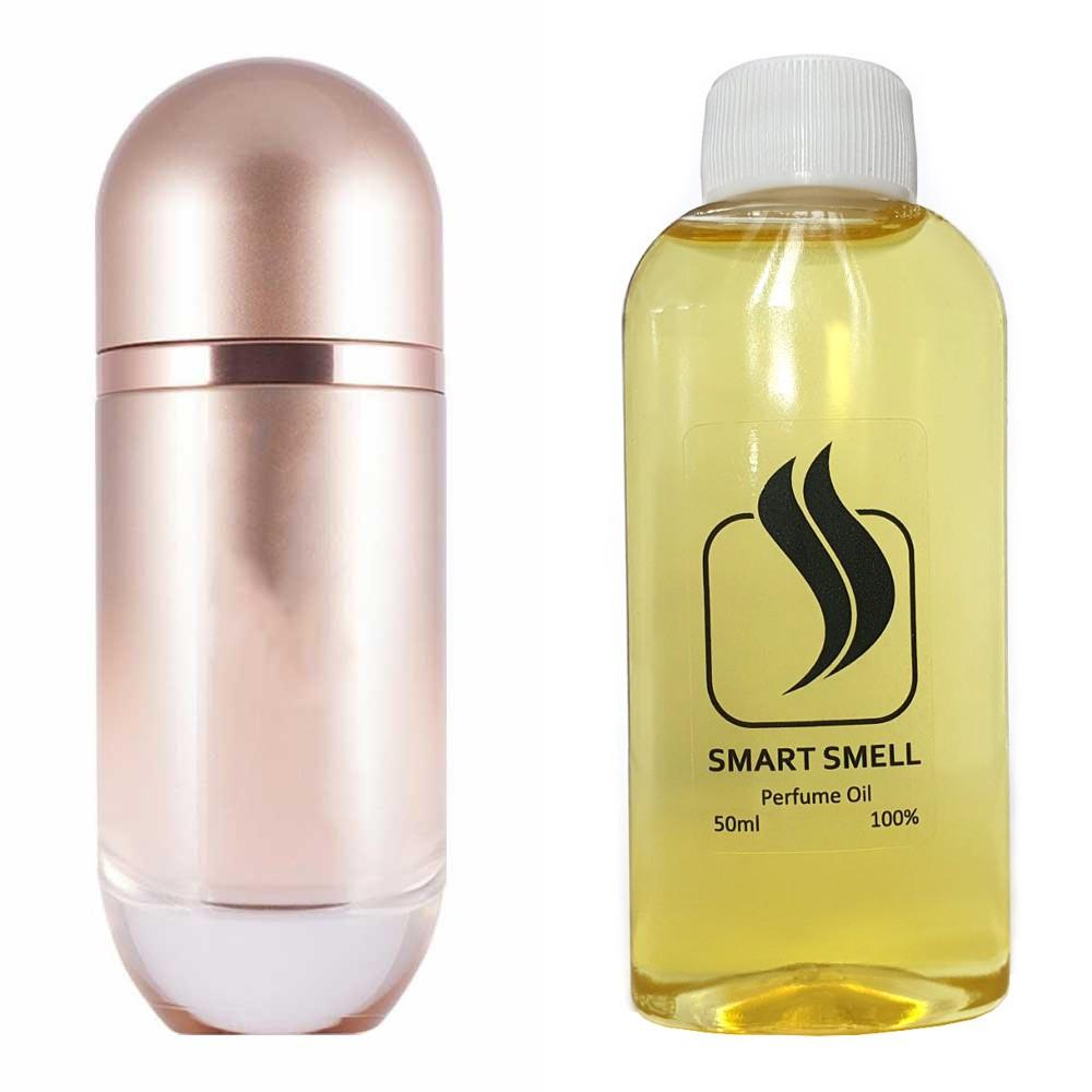 Парфюмерный концентрат 50 мл c аналогом Carolina Herrera, 212 VIP Rose. Товар на фото справа, слева - пример оригинального флакона.