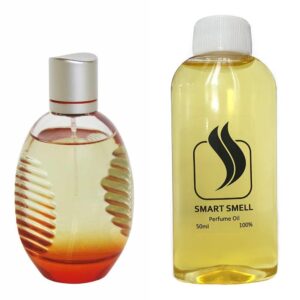 Парфюмерный концентрат  50 мл c аналогом Lacoste, Hot Play. Товар на фото справа, слева - пример оригинального флакона.