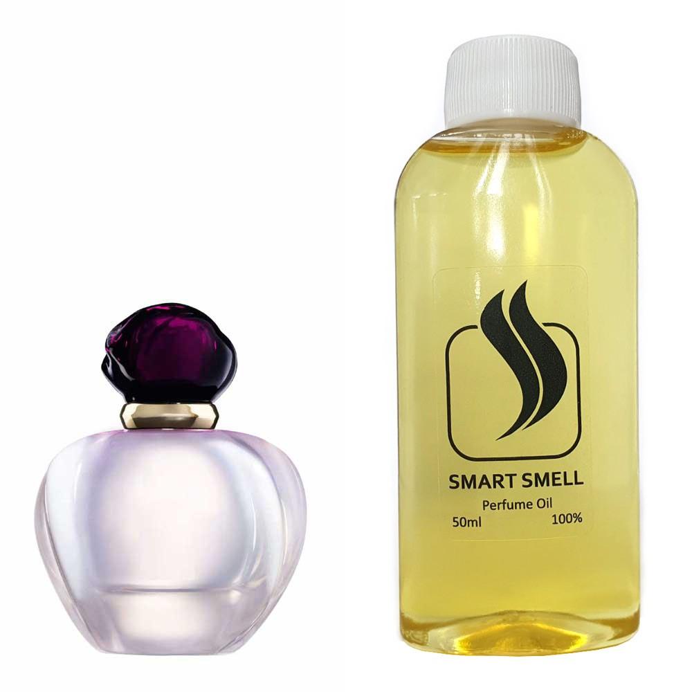 Парфюмерный концентрат 50 мл c аналогом Christian Dior, Pure Poison. Товар на фото справа, слева - пример оригинального флакона.