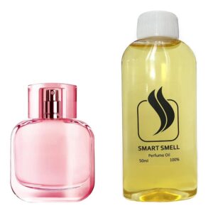 Парфюмерный концентрат  50 мл c аналогом Eau de Lacoste L.12.12 Pour Elle Sparkling, Lacoste. Товар на фото справа, слева - пример оригинального флакона.