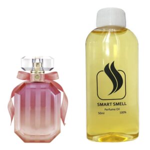 Парфюмерный концентрат  50 мл c аналогом Victoria's Secret, Bombshell Summer 2017. Товар на фото справа, слева - пример оригинального флакона.