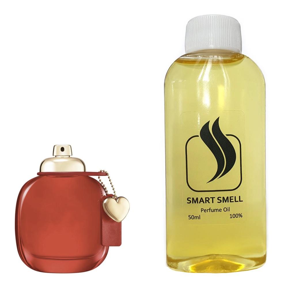 Парфумерний концентрат 50 мл з аналогом Coach, Coach Love Eau de Parfum. Товар на фото праворуч, ліворуч - приклад орігінального флакону.