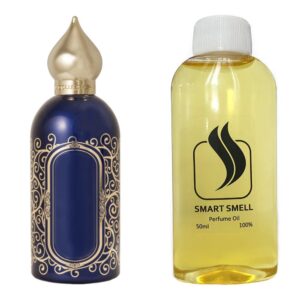 Парфюмерный концентрат 50 мл c аналогом Attar Collection, Azora. Товар на фото справа, слева - пример оригинального флакона.